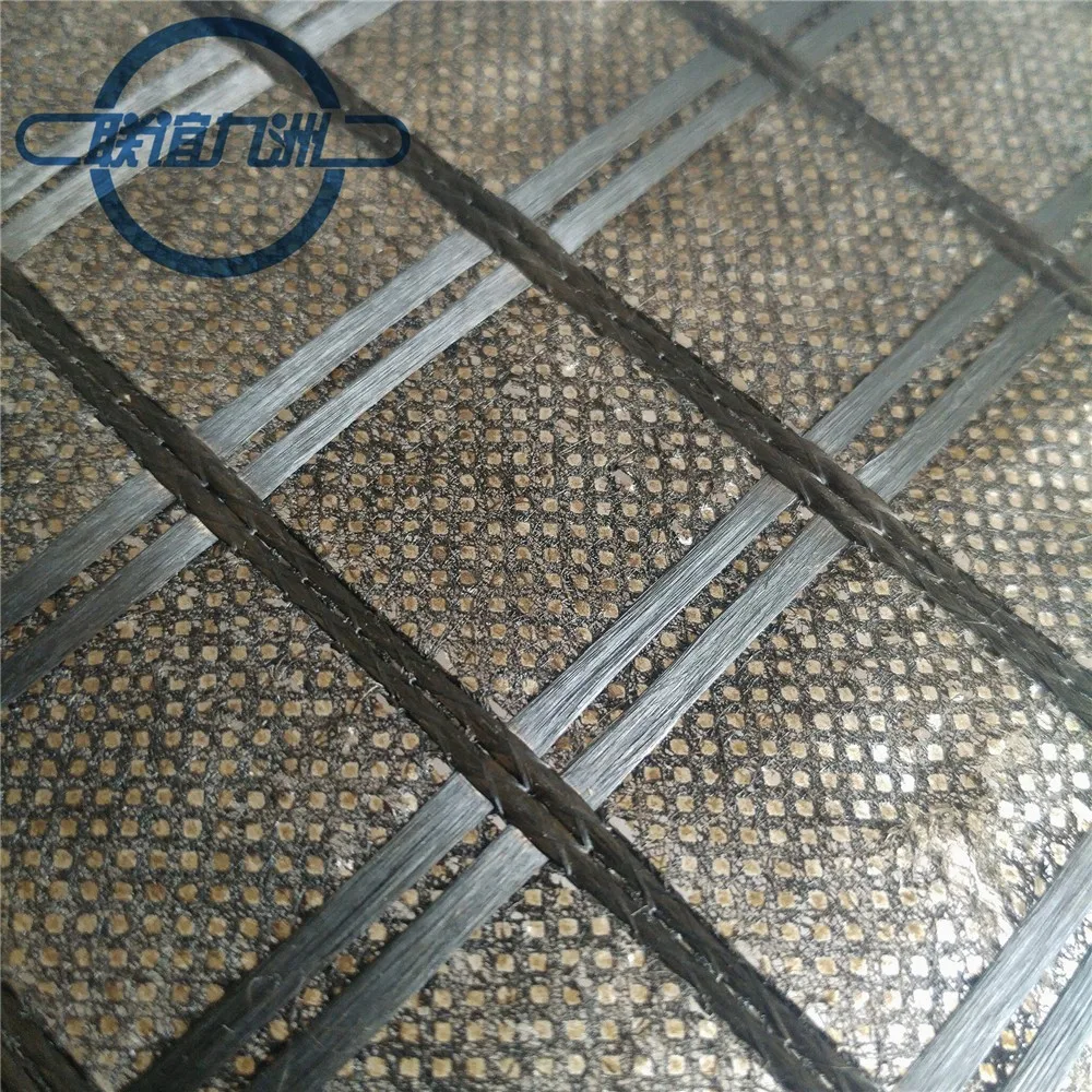 
Suture geogrid, knitted Polyester geogrid composite nonwoven geotextile for asphalt pavement reinforcement 