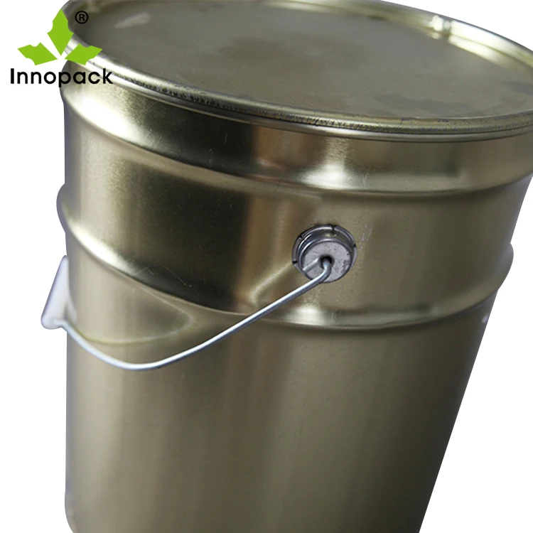 
20L metal coating can with inner coating and ring lock 