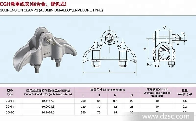 Suspension Clamp cable Steel suspension clamp galvanized