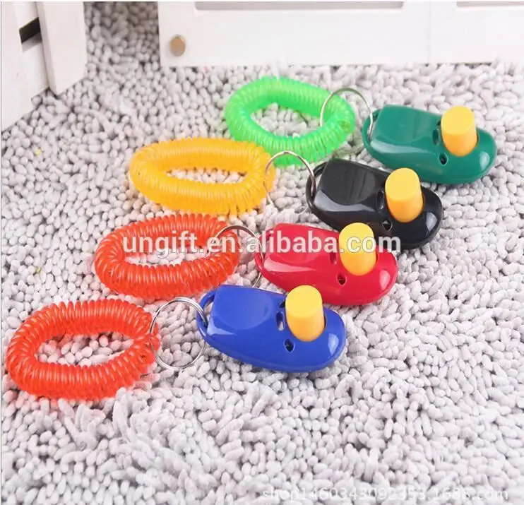 Pet Dog Training Supplies Trainer Cat Dog Toys Click Button Clicker Training Whistle Equipment Accessories
