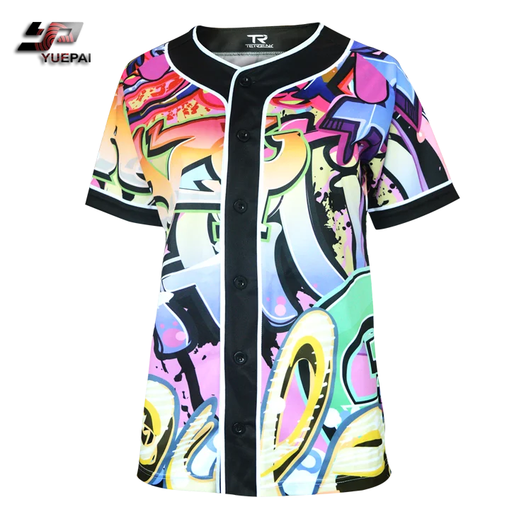 2018 Антибактериальная функциональная рубашка для Софтбола с пуговицами для взрослых/изготовленная на заказ бейсбольная майка