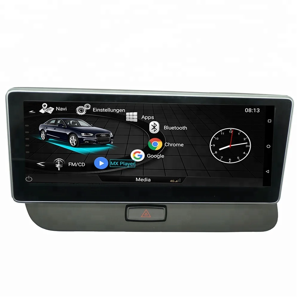 
10.25 inch Touch Screen Android Car GPS Navigation Autoradio Headunits For 2010-2016 Audi Q5 With 3G MMI Control Bluetooth Maps 