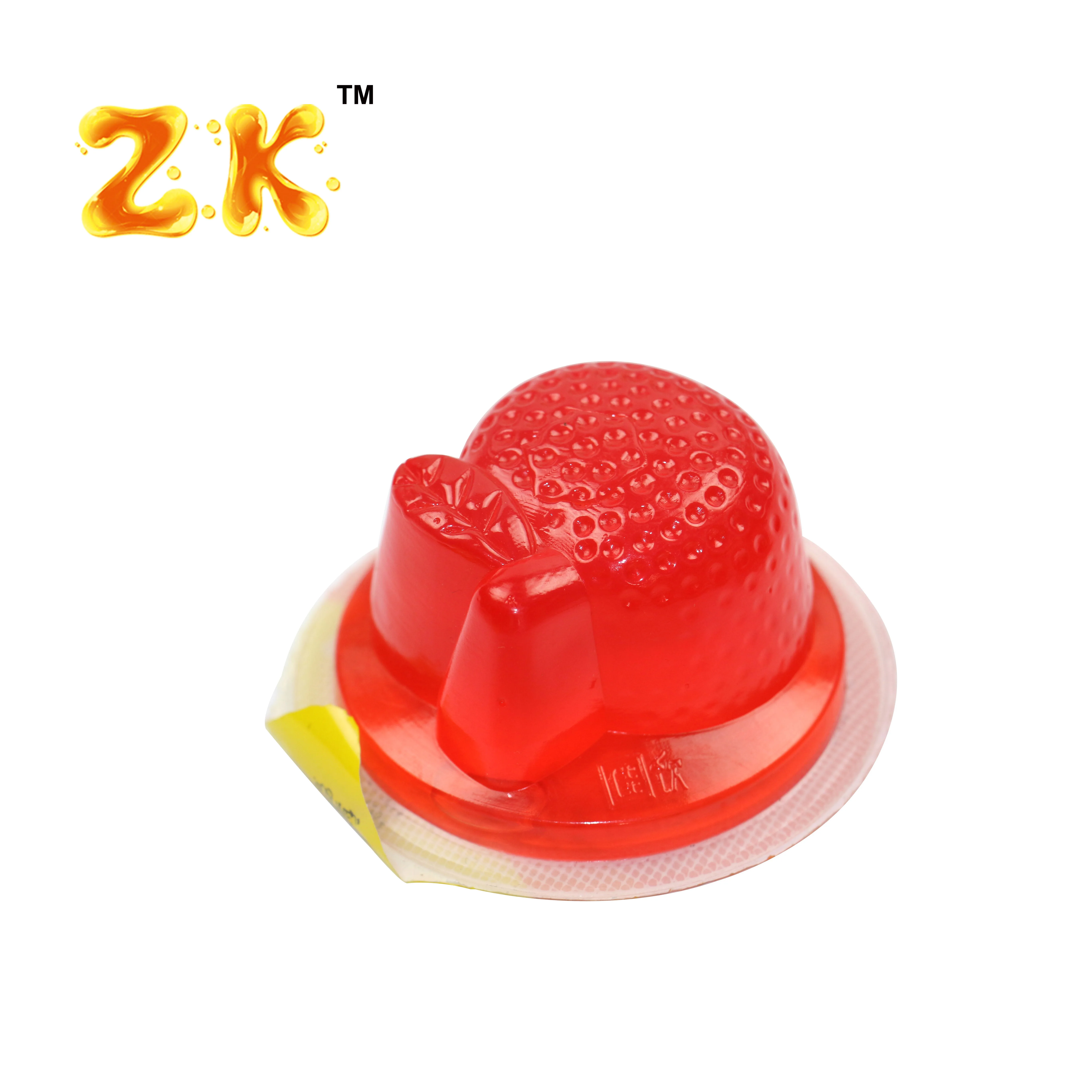 80g Fruit Shape Jelly Cup Mix Fruit Flavor Jelly