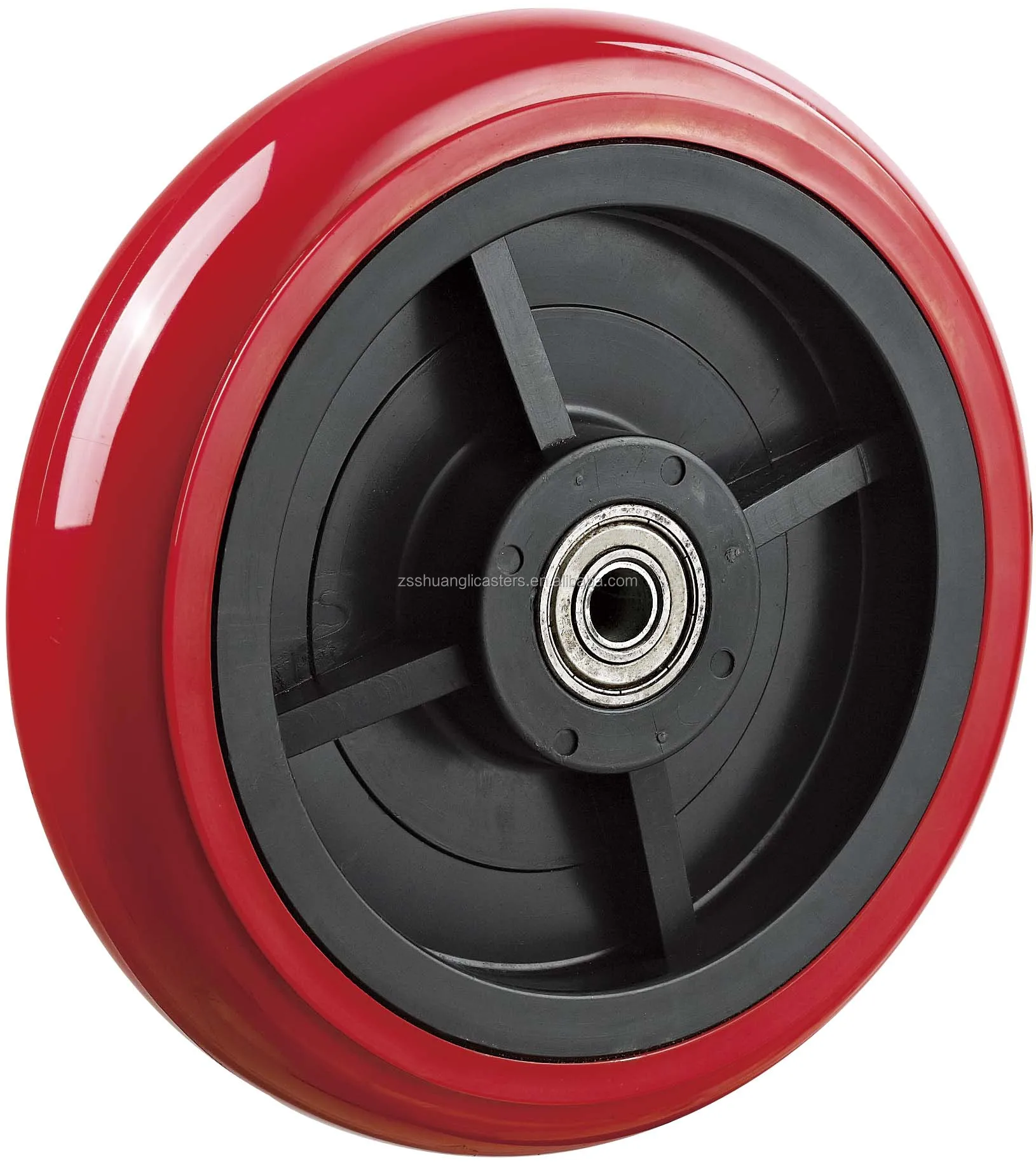 8 inch Solid Rubber wheel for Lawn Mower carts