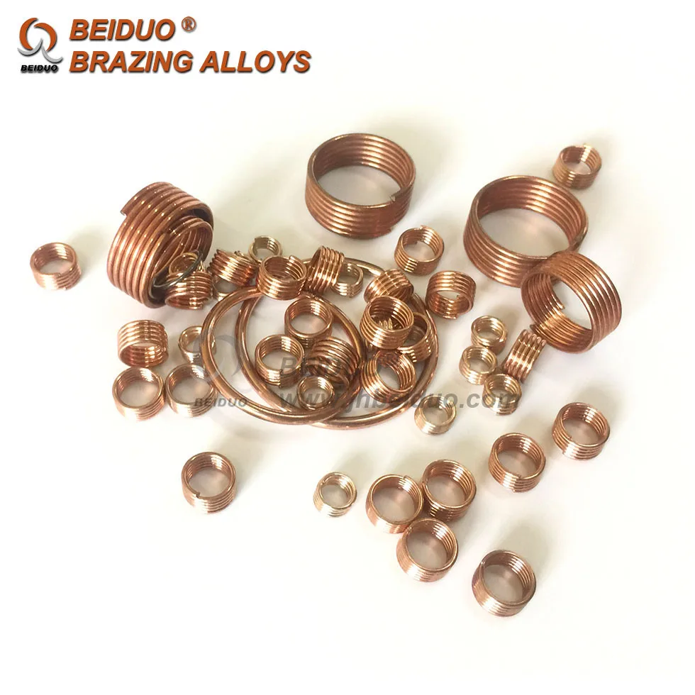 Phos copper Brazing Rings Welding ring BCuP-2 brazing filler