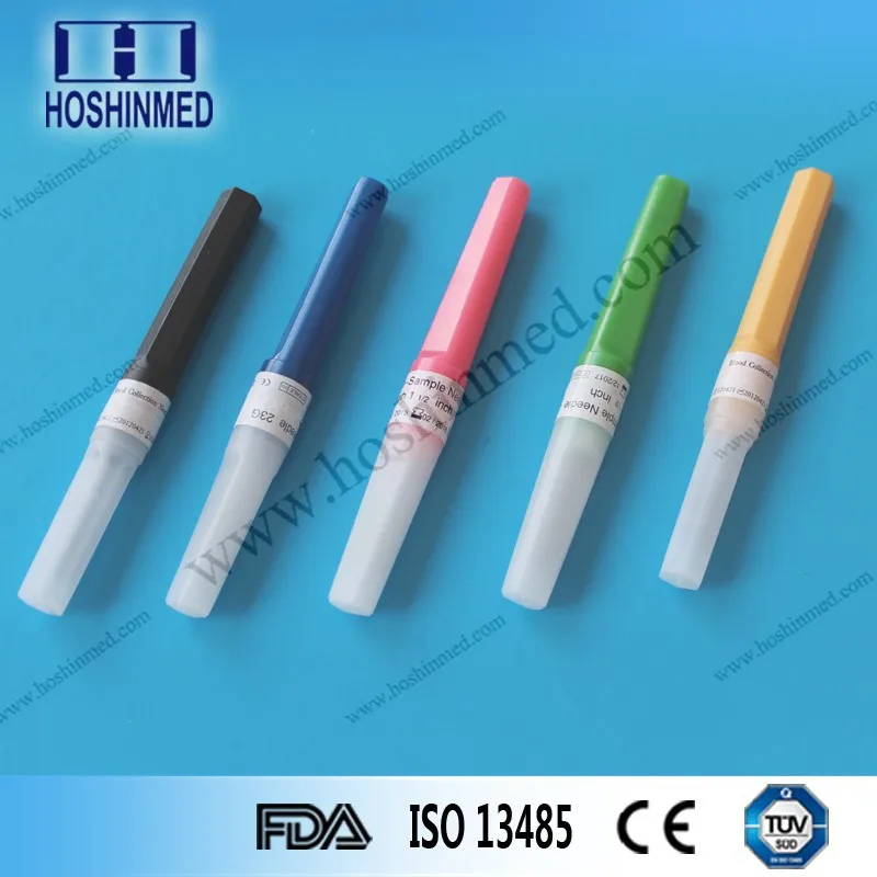 Pen type disposable vacuum vacutainer needle