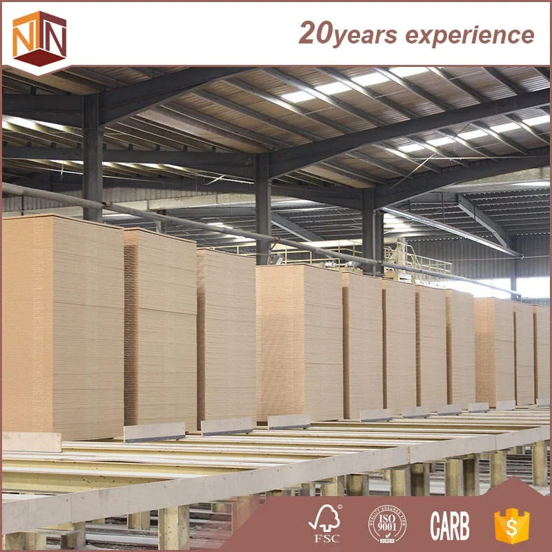 Factory Direct Supply Pine Wood Fiberboard Raw MDF Sheet