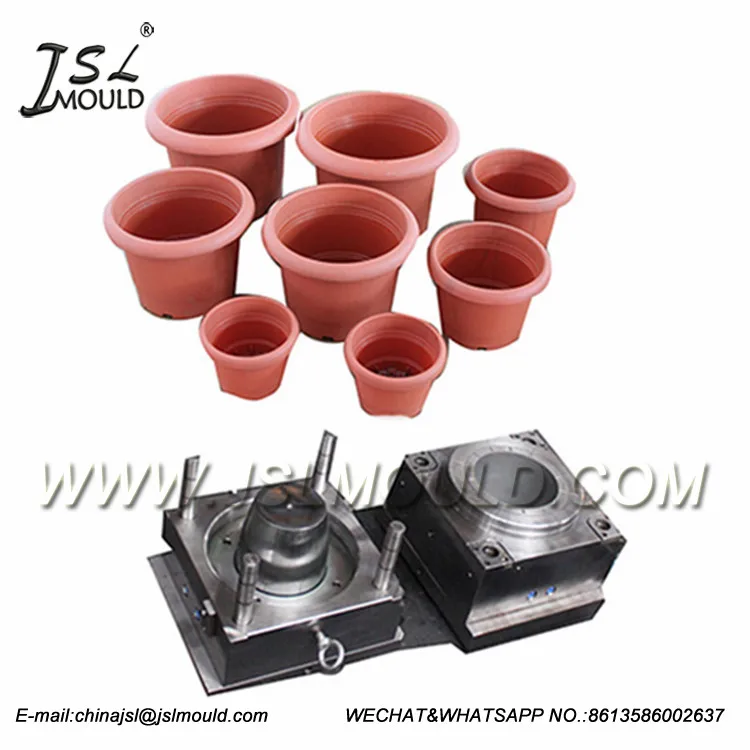 Taizhou Mould Factory Customized Flower Pot Plastic Injection Mould