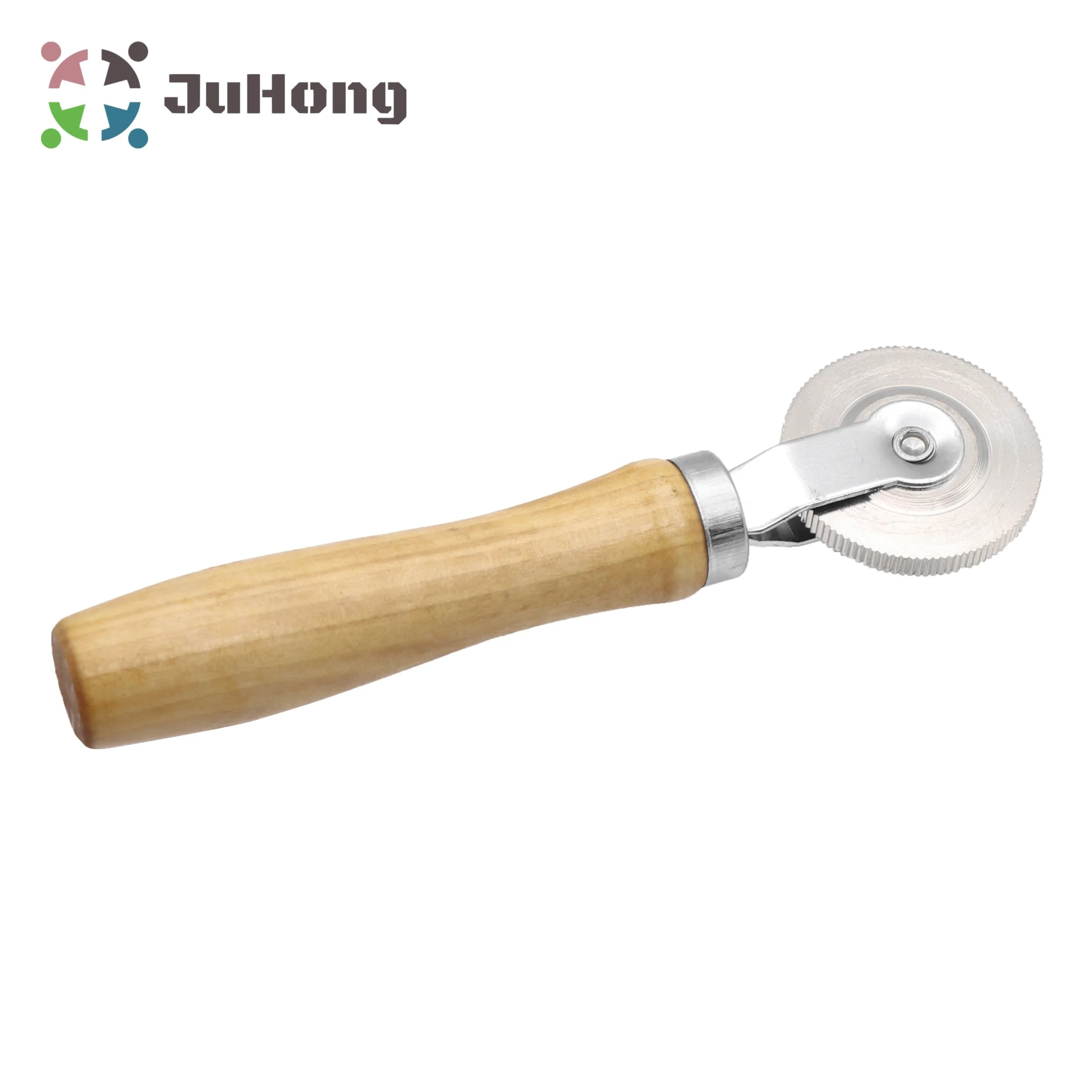 50x6mm Ball Bearing Roller Jumbo Size Wooden Handle Stitcher Tyre Patching Tool for Garage Tire Repair Tools