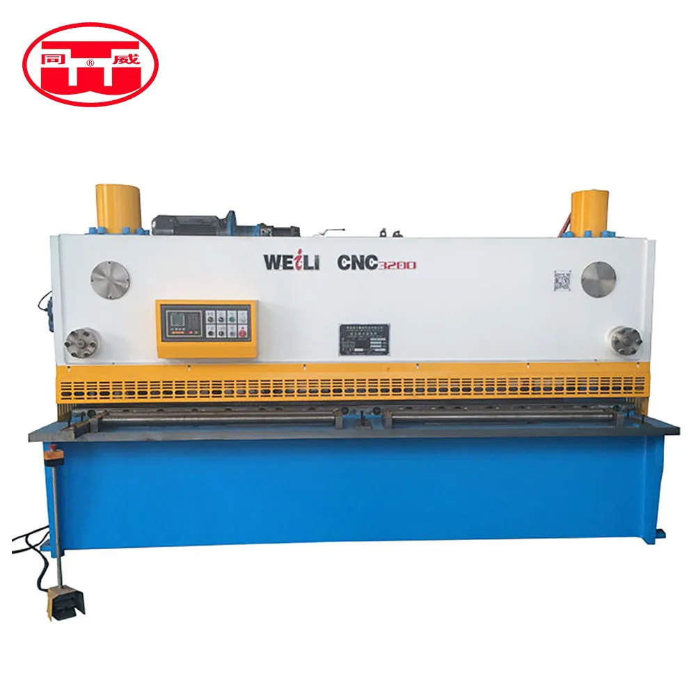 Best Factory  QC11Y-16x6000 Fully Automatic E21 system metal sheet cutting guillotine shear machine