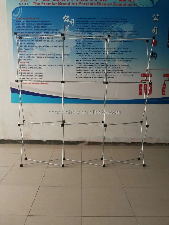 Outdoor trade show display wall, magnetic pop up banner curved backdrop Tension Fabric