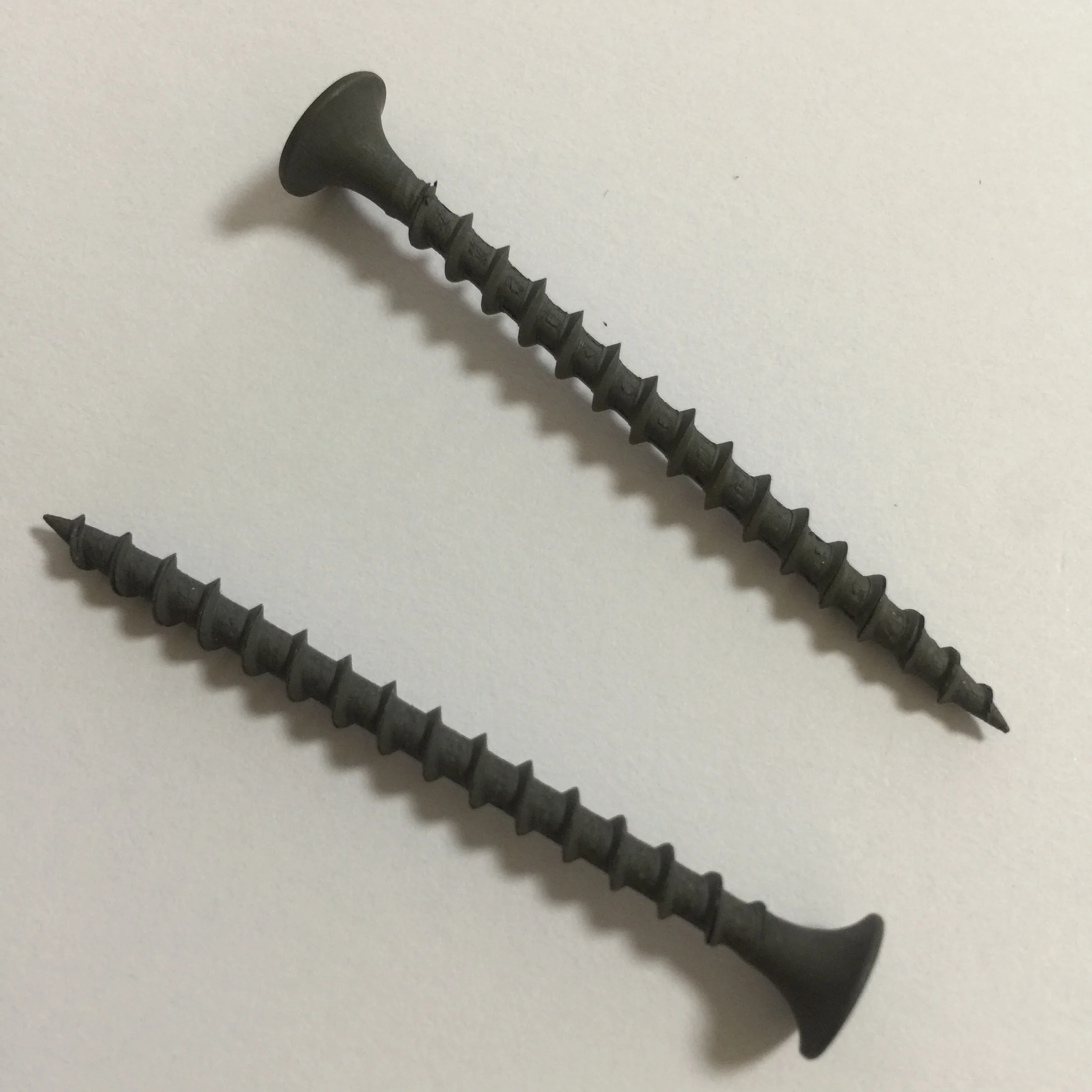 
 Черные винты из гипсокартона для крепления гипсокартона к дереву  