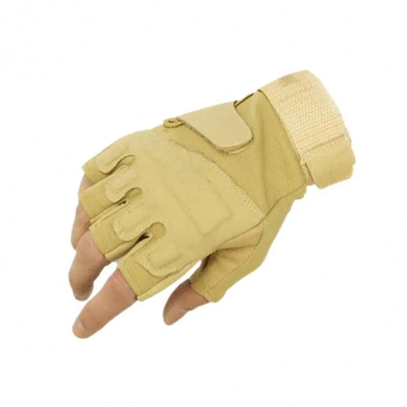 RTS bicycle riding half-finger gloves with microfiber reflective strips thickened anti-fall wear-resistant shock-absorbing glove