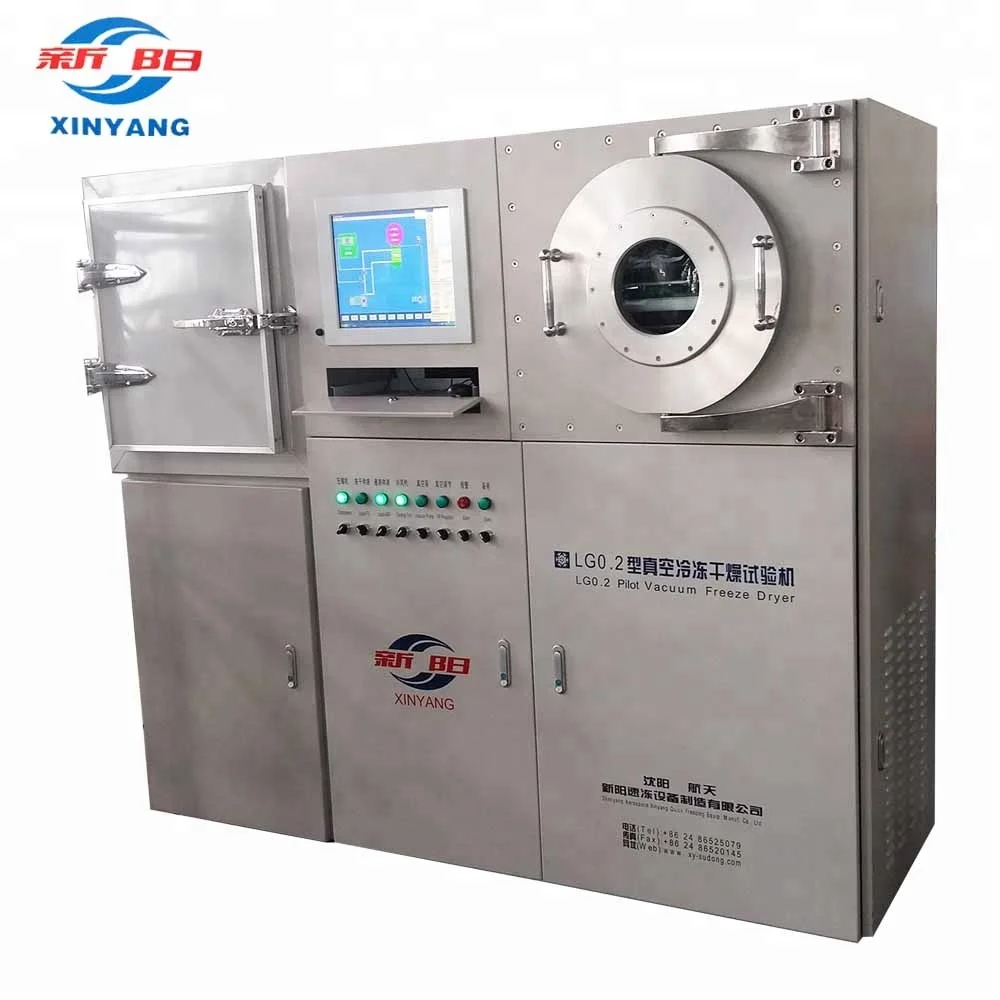 Pilot freeze dryer mini freeze drying machine for research and testing