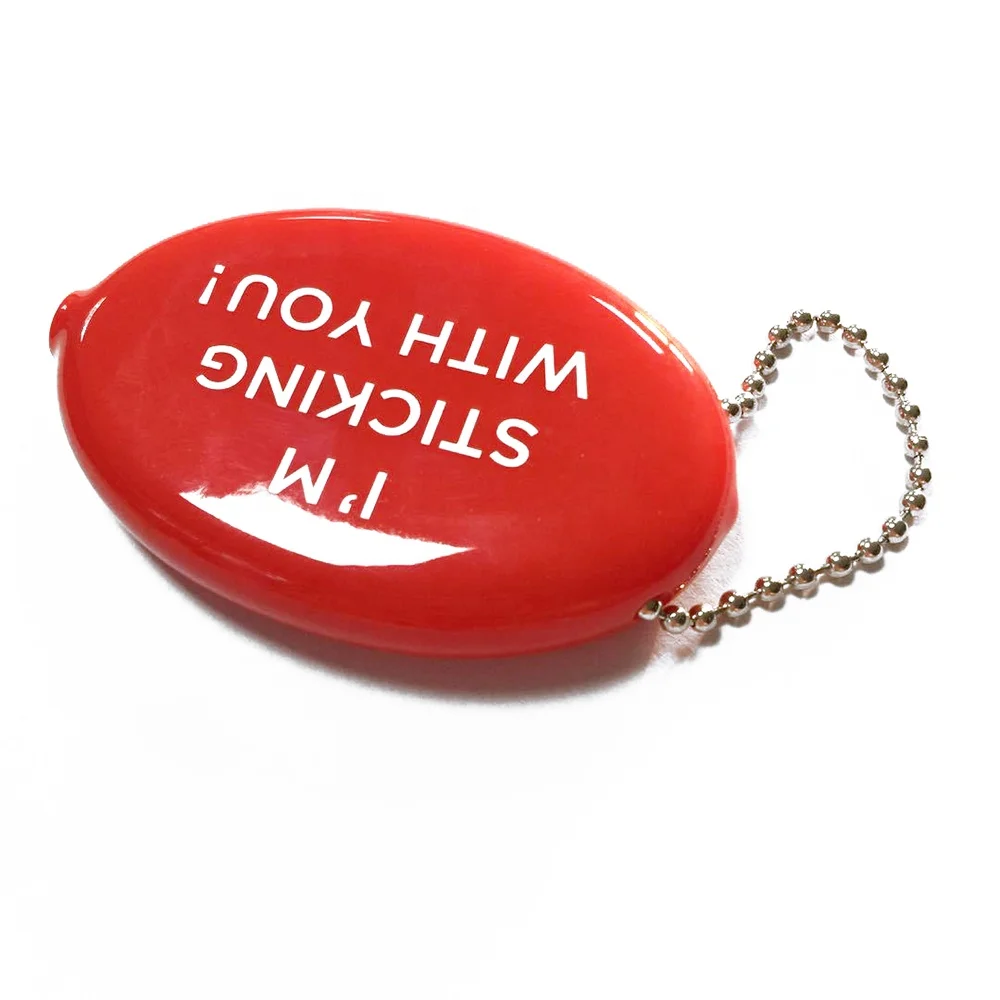 Rubber Squeeze Coin Purse Change Holder