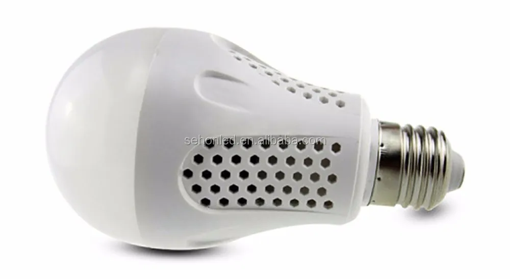 rechargeable led emergency light bulb 7w 9w SMD A60 power led bulb light