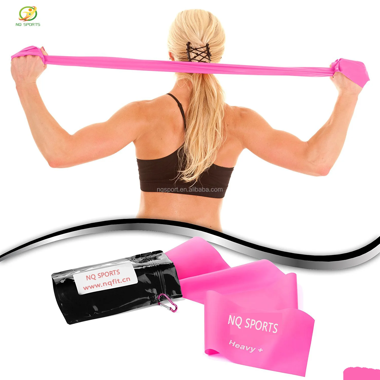 Новинка, Пилатес, Йога, индивидуальный принт логотипа, тренировочная ткань, фитнес-петля, эластичные фитнес-Эспандеры