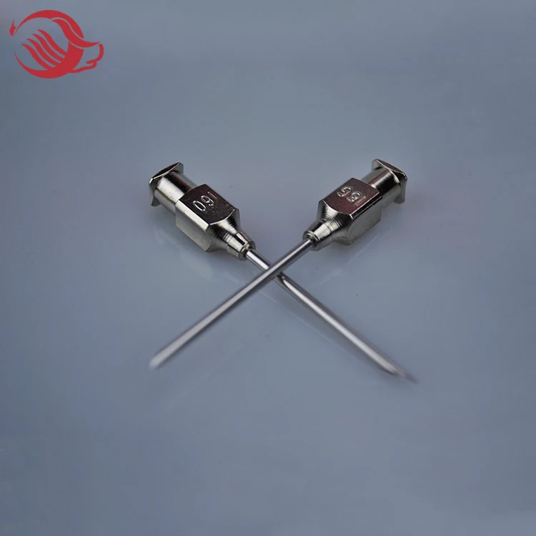 
Veterinary Stainless Steel Syringe Needle with Luer Lock for Pig/Animal/Chicken/Livestock 