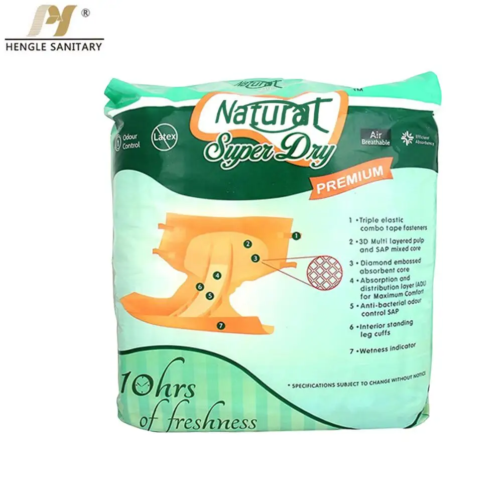 Direct Sale High Quality  Hygienic Pampering Adult Diaper OEM Ultra Thick Disposable Adult Diapers For Elderly and patients