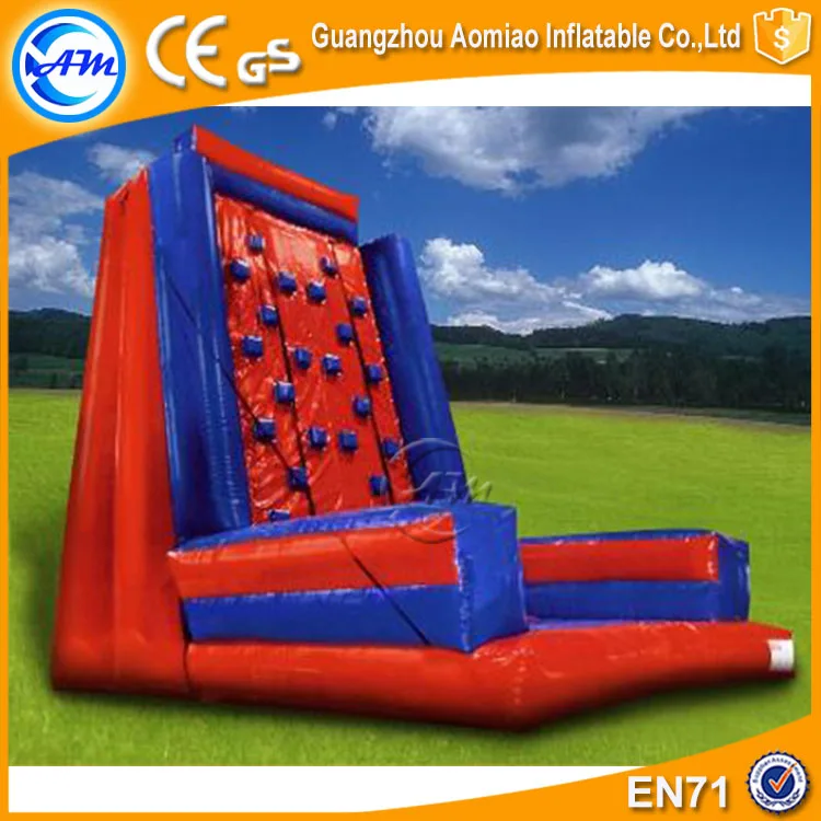 Kids Inflatable Climbing Wall Inflatable Rock Climbing Game Outdoor Interactive Sport Game for sale