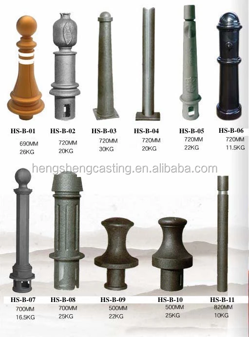 Hebei Botou Castings cast iron bollards ductile iron bollards steel bollards