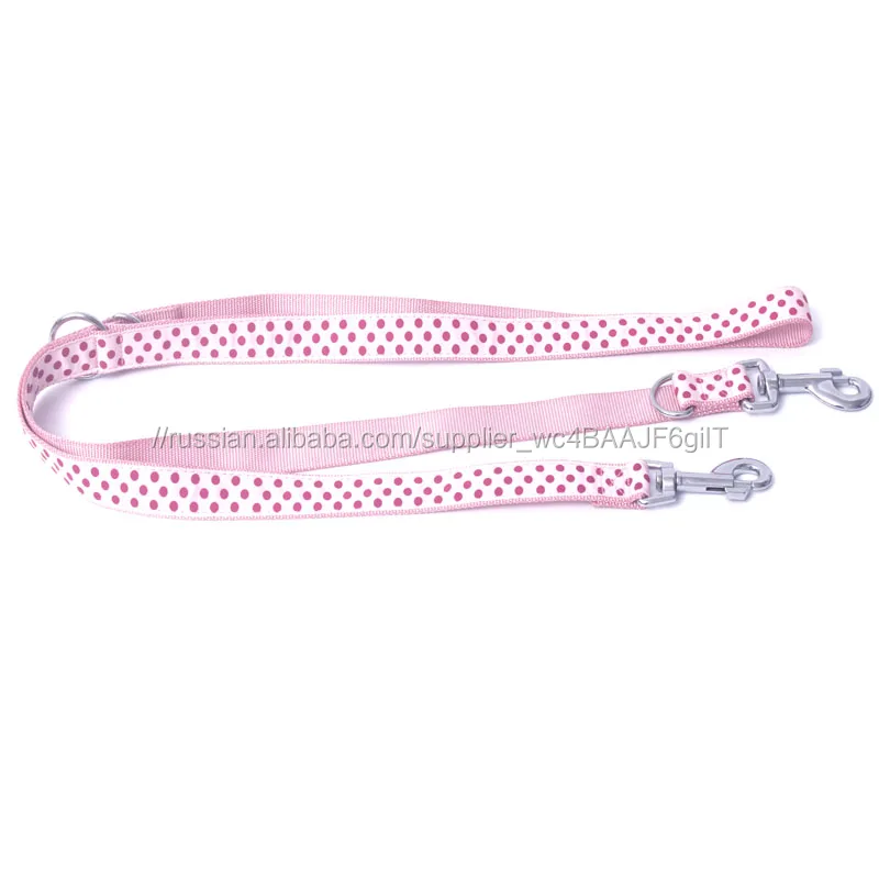 Высокое Качество Симпатичные Dot Нейлон многофункциональный Pet Dog Leash