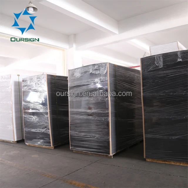 1220*2440MM black PVC Foam Sheet Used for stand decoration