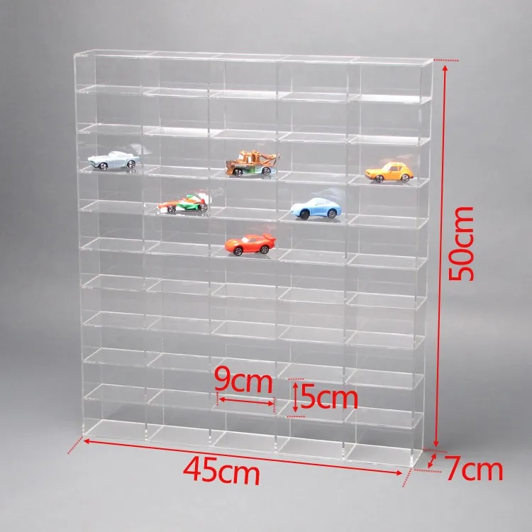 Custom clear acrylic car display case