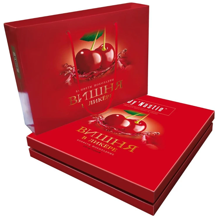 Hot Sale Factory Direct Price Design Carton Sweets Box Food Handmade Rigid Boxes Lid and Base Box Paperboard YL Packaging Accept