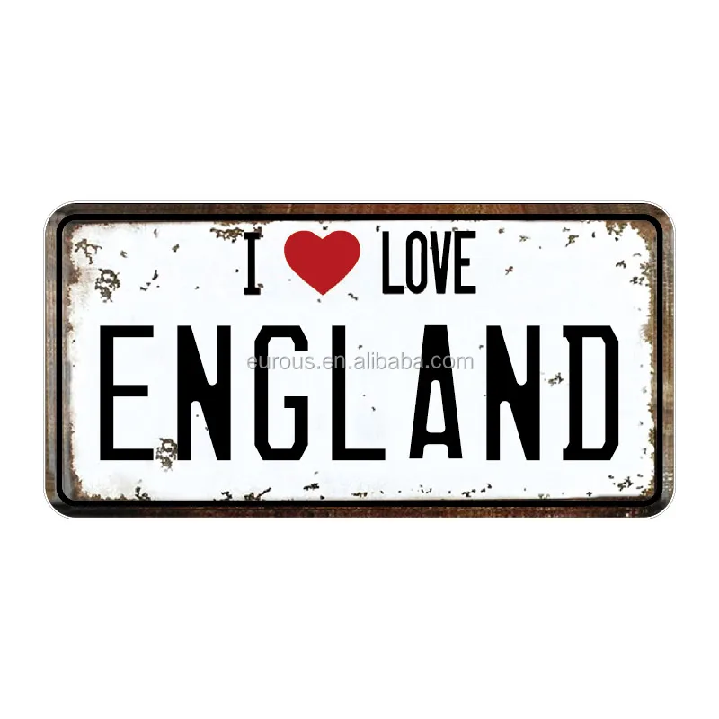 Wholesale License Plate I Love Puerto Rico Souvenirs