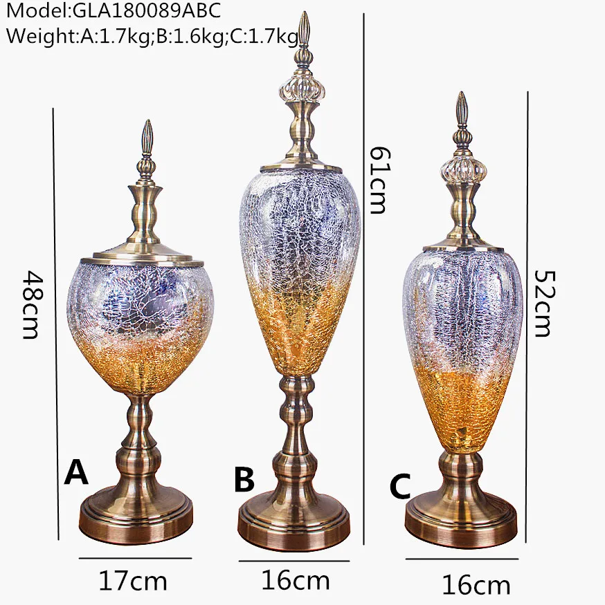 2019 indoor interior  designer gift set new idea for glass home decoration accessories