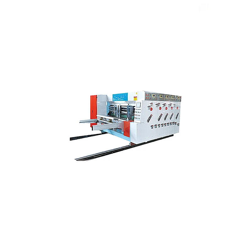 Automatic 4 Colour Flexo Printing And Cutting Machine For Corrugated Cardboard