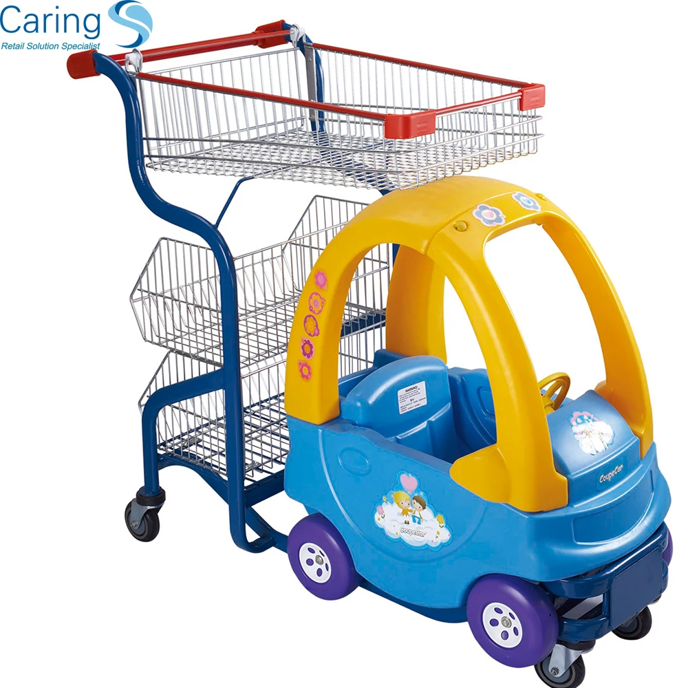 kids shopping trolley/supermarket toy car shopping trolley/cart