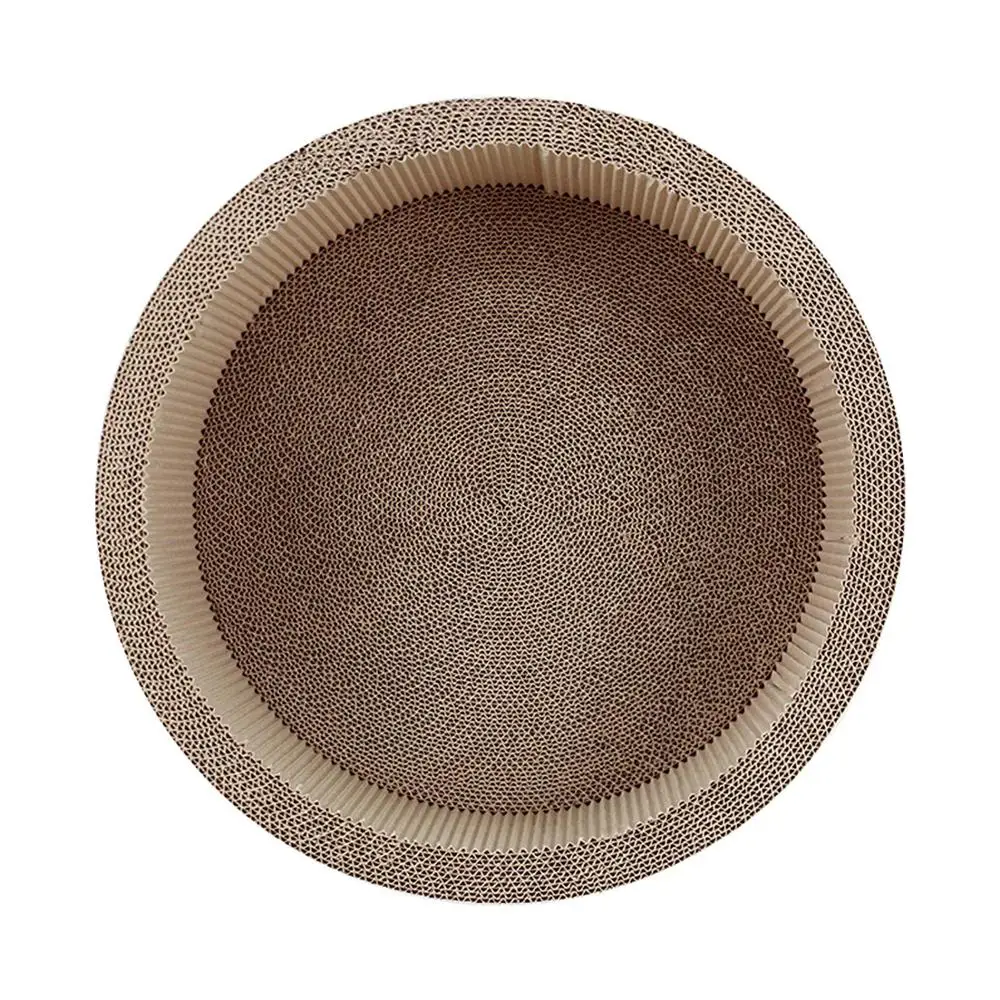 Wholesale circle shape cat corrugated cardboard cute cat scratcher high quality cat boards products