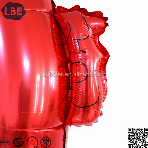 customized shape big foil material balloon folyo balon