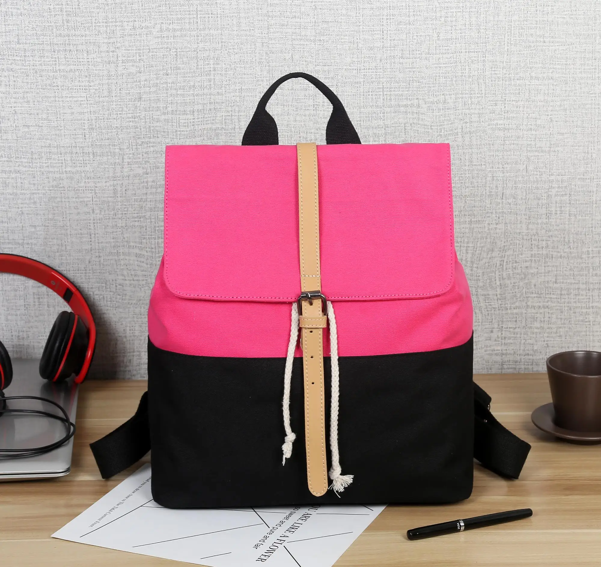 New fashion girls colorful bookbag day bagpack knapsack rucksack school backpack