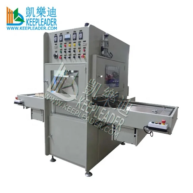 PET PVC Blister Pack Sealing Machine for Clamshell Blister Pack High Frequency Sealing of Auto Turntable Blister Pack HF Sealing