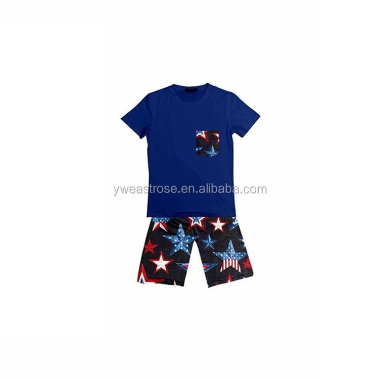 
latest independence day baby boy clothing set wholesale children fourth of july clothes 