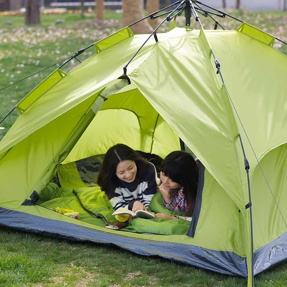 Автоматическая Сверхлегкая палатка для кемпинга на 3-4 человек