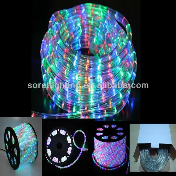 24v/110v/230v круглый светодиодный дюралайта/дура света