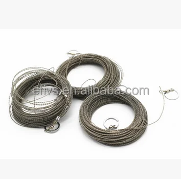 Stainless steel wire saw rope custom multi Universal wire saw blade cutting for Wood Wild survival