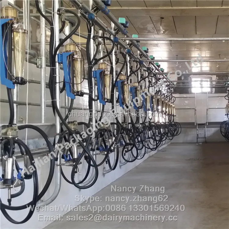 65lb Milk Flow Meter Herringbone Cow Milking Parlour System