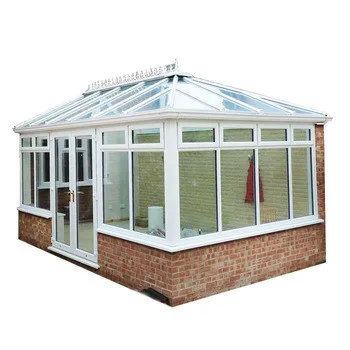 
Topwindow Prefabricated Heat Insulated Laminated Glass Conservatory Sunroom Aluminum Frame Winter Garden CostSunroom Kit 