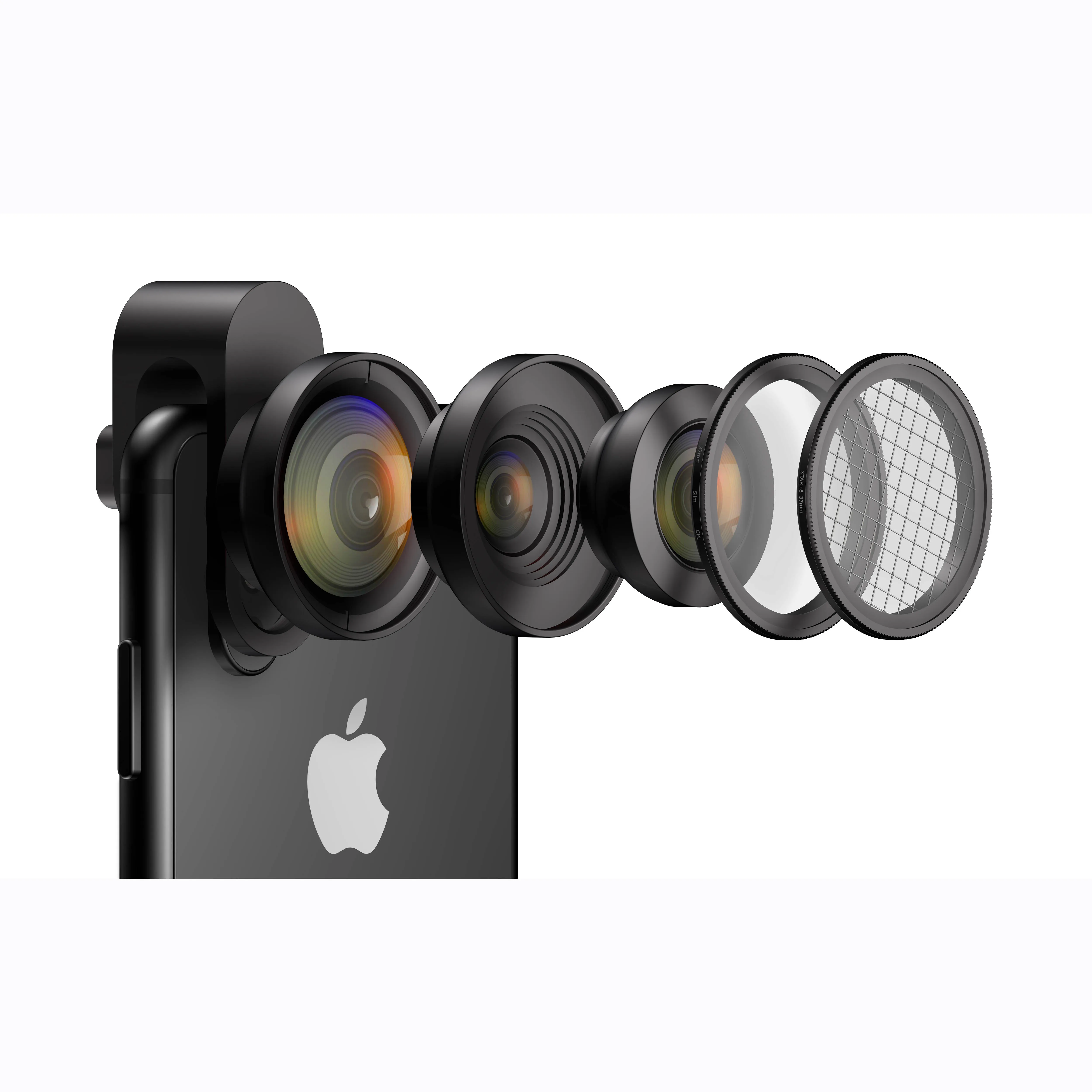 2021 Innovative Cell Phone Gadgets 5 in 1 Mobile Phone Camera Lens for all mobile phone