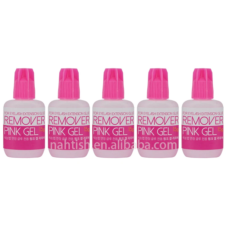 
Korea Sky Pink Gel Eyelash Remover for Eyelash Extension 15G Eyelash Extension Glue Remover 