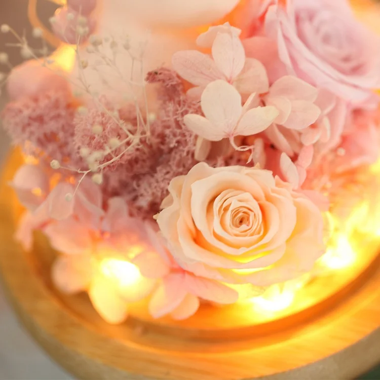 Beautiful rose flowers never fade preserved roses forever rose in glass