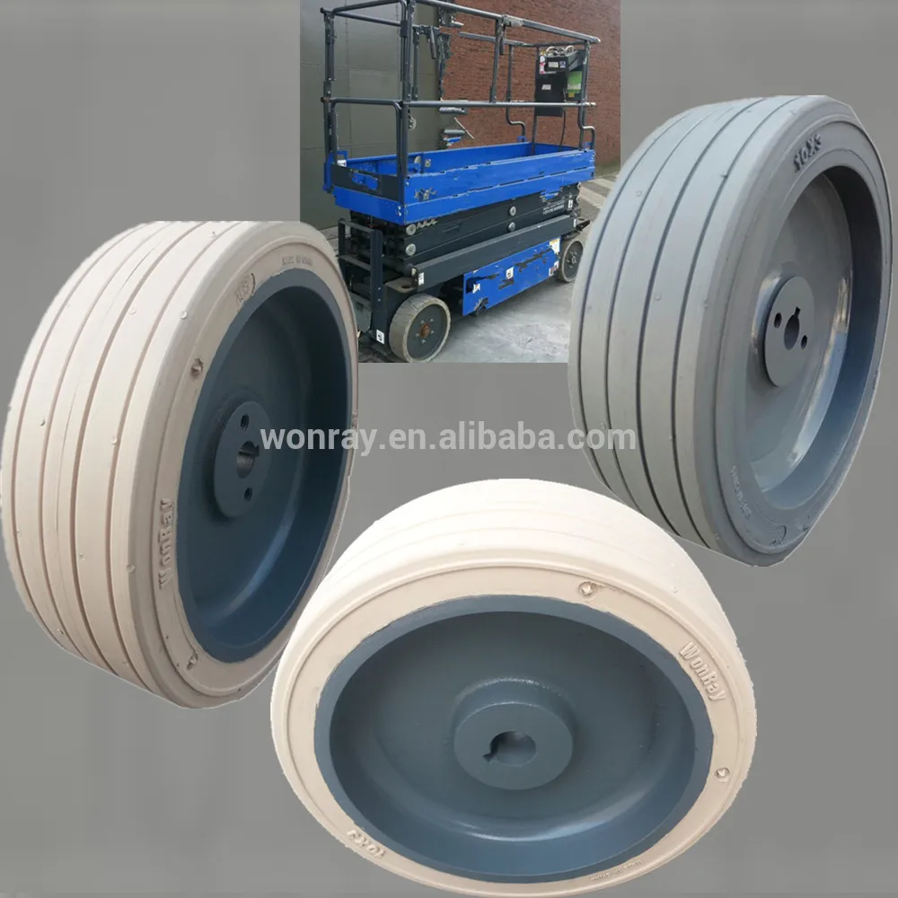 Небольшие прочные резиновые промышленные шины и колеса genie gr 20 57998 10x3