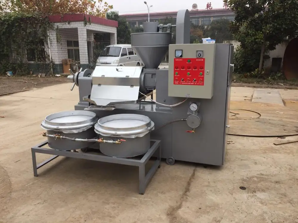 Stainless steel coconut oil cold screw press machine