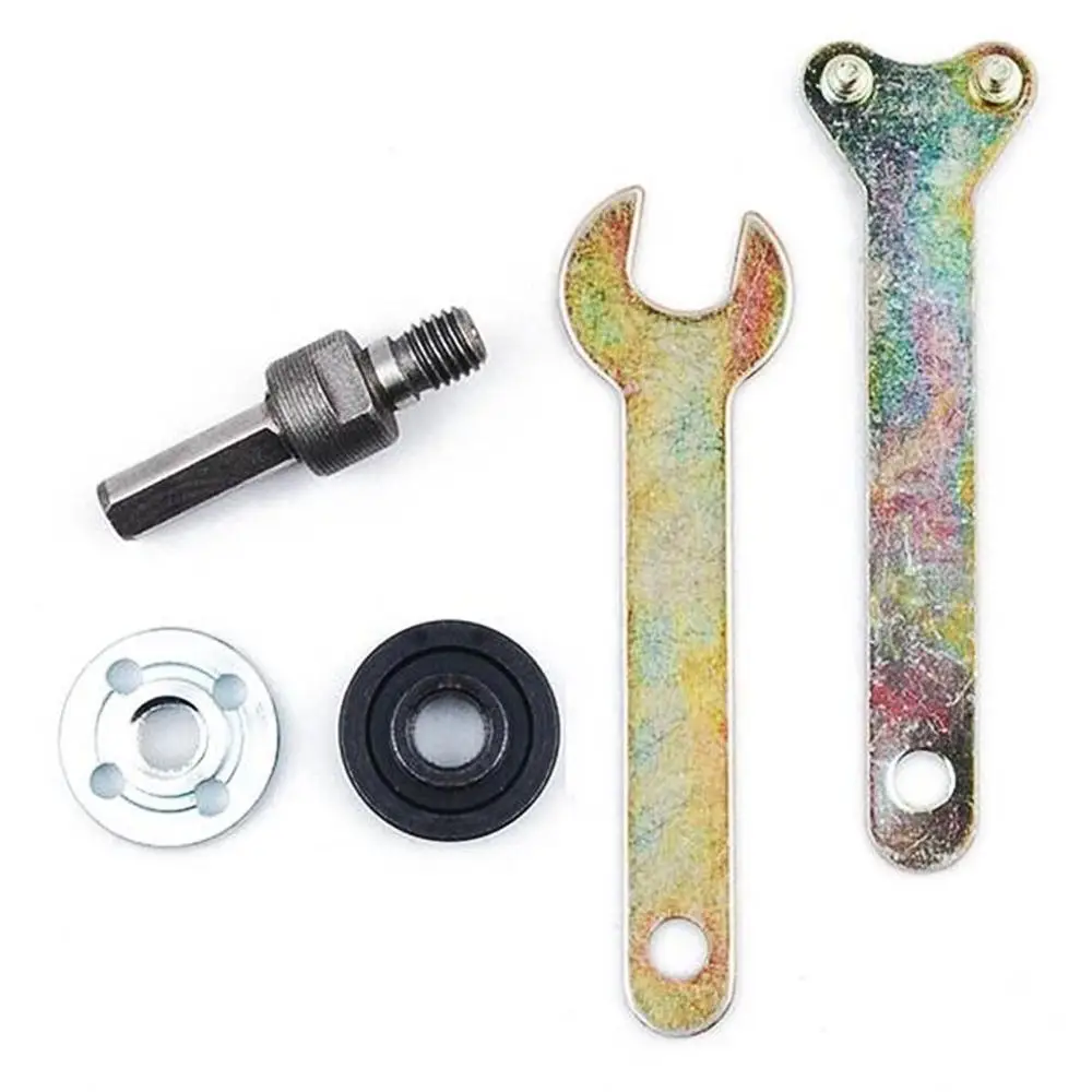 5pc 10mm Electric Drill conversion angle grinder connecting rod for cutting Disc polishing Wheel Metals Handle holder adapter