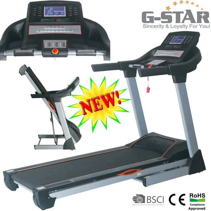 GS-350E Deluxe Indoor Motorized Tread mill for Home Use